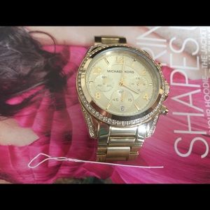 NWT Michael Kors Ladies Chronograph Watch MK5166.
